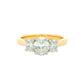 Yellow Gold Aurora Oval Shaped Diamond 3 Stone Ring - 1.17cts Gardiner Brothers