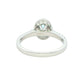 Aquamarine and Diamond Halo Style Ring Gardiner Brothers