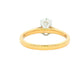 Yellow Gold Oval Shaped Diamond Solitaire Ring - 1.01cts Gardiner Brothers