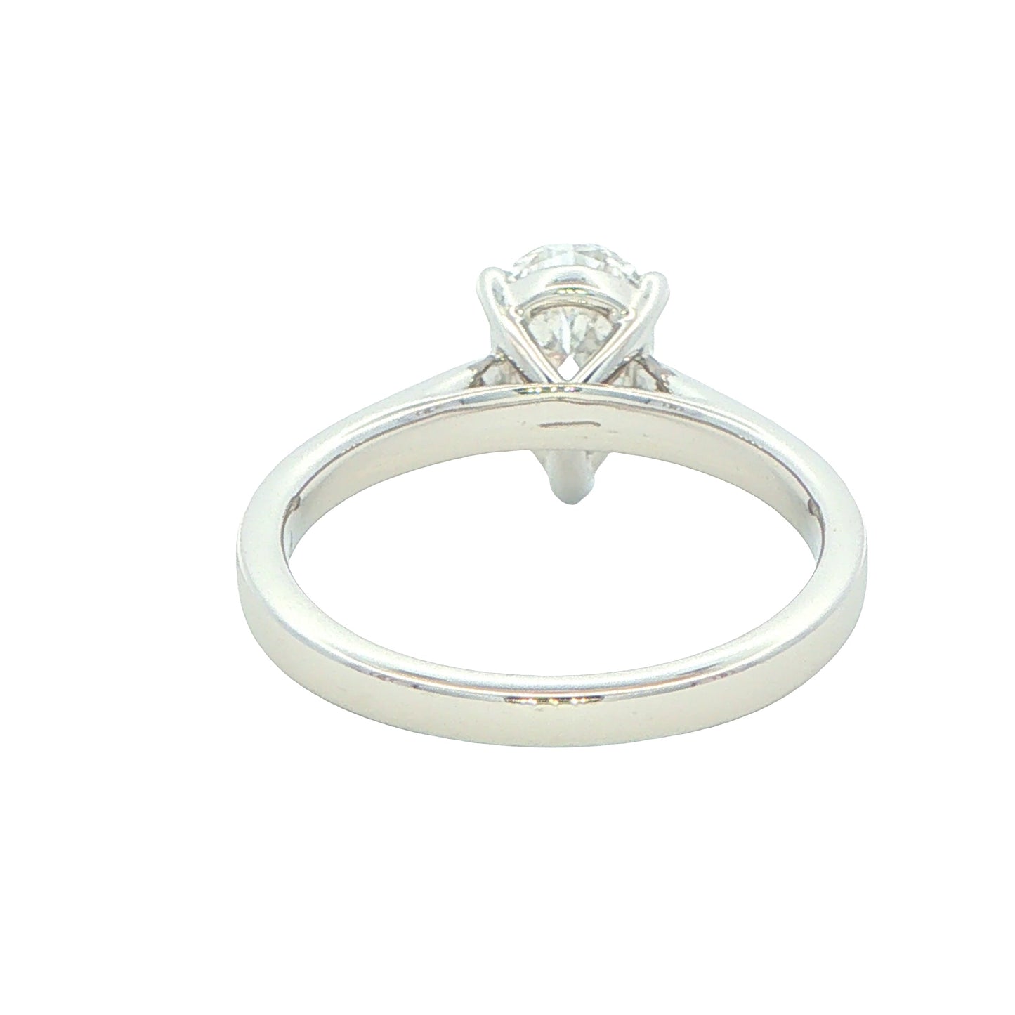 Platinum Pear Shaped Diamond Solitaire Ring - 1.20cts Gardiner Brothers