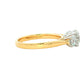 Yellow Gold Round Brilliant Cut Diamond 3 Stone Ring - 1.50cts Gardiner Brothers