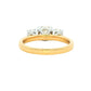 Yellow Gold Round Brilliant Cut Diamond 3 Stone Ring - 1.60cts Gardiner Brothers