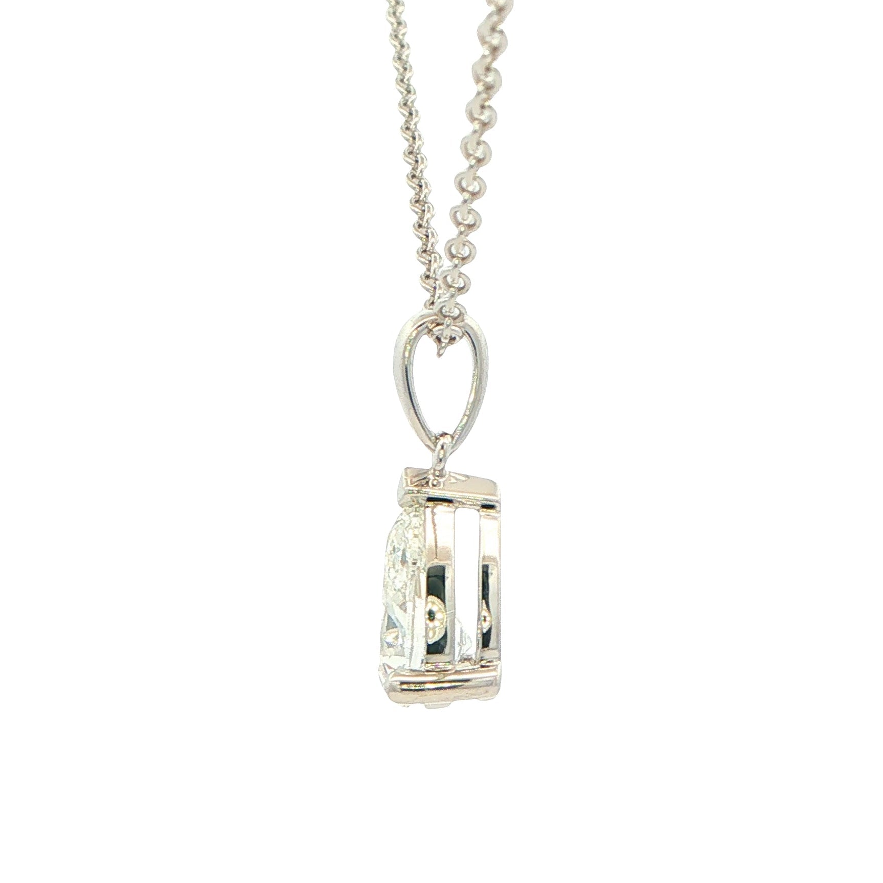 Pear Shaped Diamond Solitaire Pendant - 1.21cts Gardiner Brothers