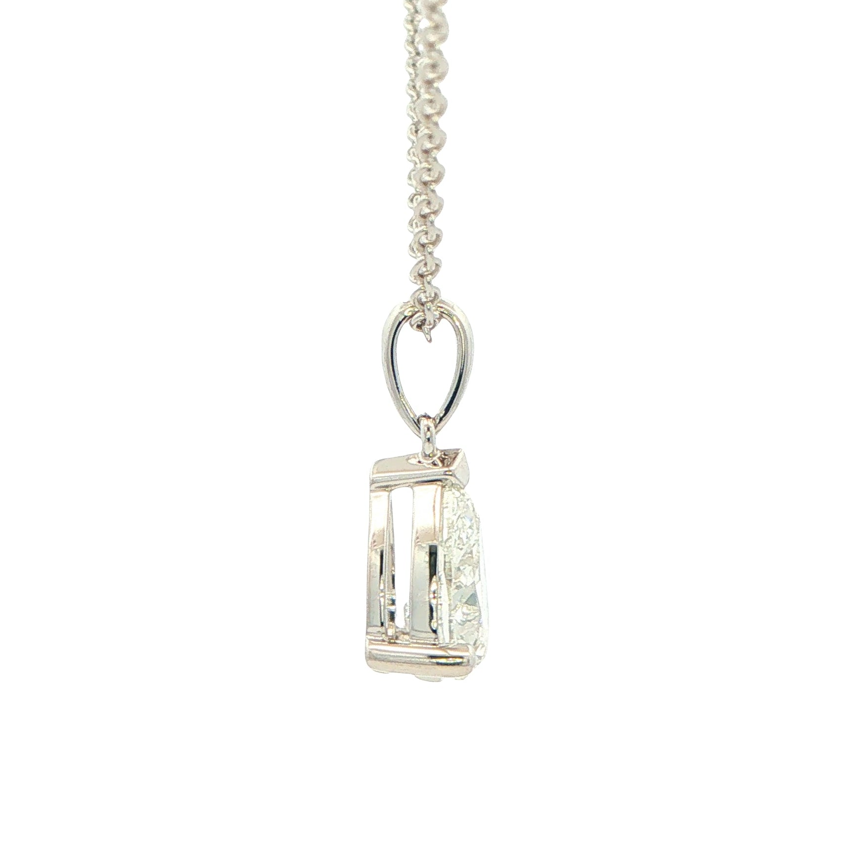 Pear Shaped Diamond Solitaire Pendant - 1.21cts Gardiner Brothers