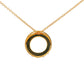 Ruby and Diamond Circle Pendant Gardiner Brothers