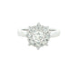 Platinum Round Brilliant Cut Diamond 9 Stone Cluster Ring - 1.00cts Gardiner Brothers