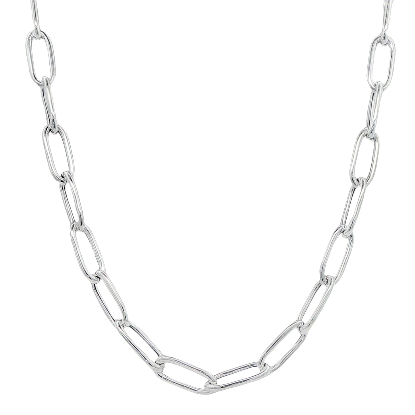 Silver PaperChain Link Necklace Gardiner Brothers