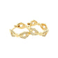 Yellow Gold Fancy Style Diamond Set Hoop Earrings Gardiner Brothers