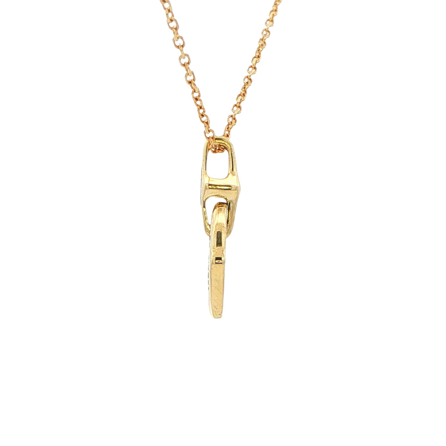 Yellow Gold Fancy Style Diamond Pendant Gardiner Brothers
