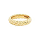 Yellow Gold 5mm Rope Style Ring Gardiner Brothers