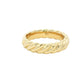 Yellow Gold 5mm Rope Style Ring Gardiner Brothers
