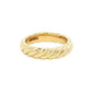 Yellow Gold 5mm Rope Style Ring Gardiner Brothers