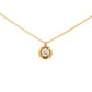 Yellow Gold Diamond 'Pebble' Solitaire Pendant Gardiner Brothers