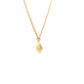 Yellow Gold Diamond 'Pebble' Solitaire Pendant Gardiner Brothers