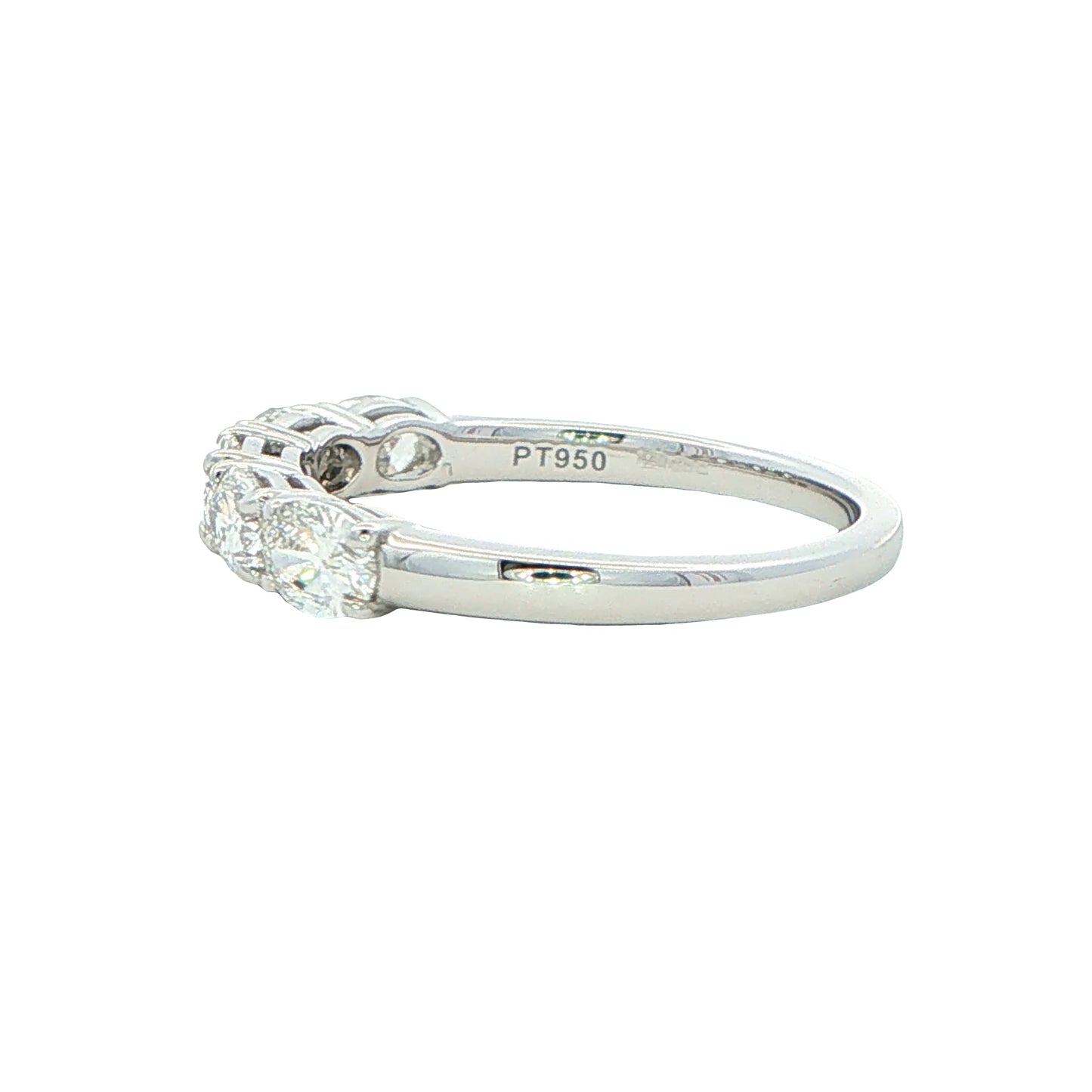 Oval Shaped Diamond 5 Stone Ring - 1.00cts Gardiner Brothers