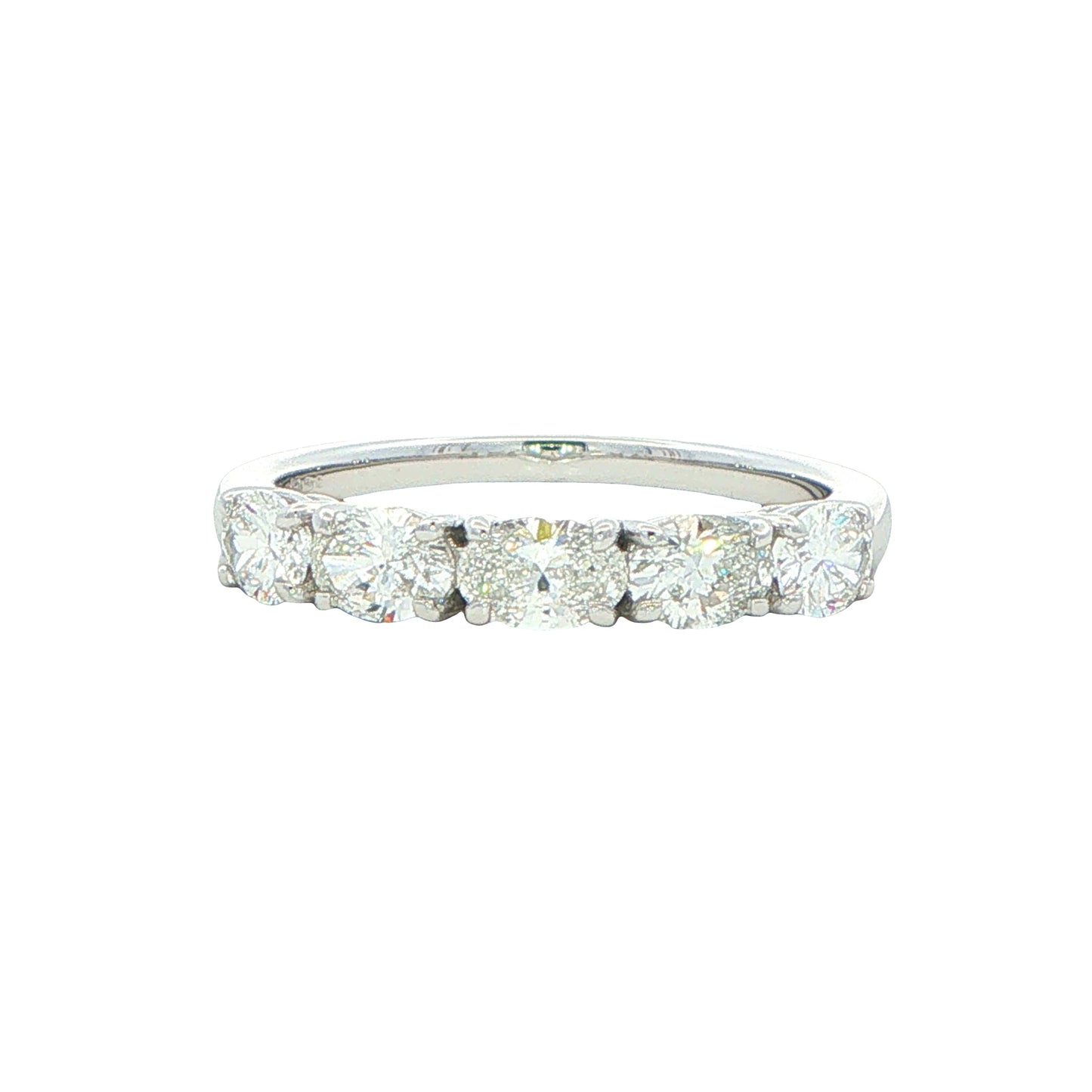 Oval Shaped Diamond 5 Stone Ring - 1.00cts Gardiner Brothers
