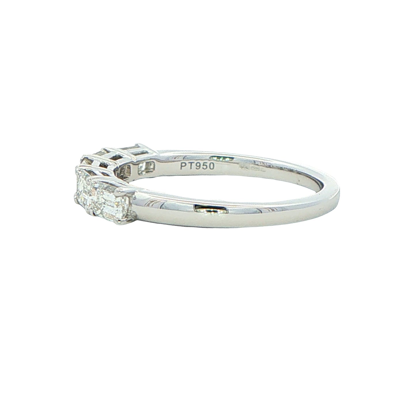 Emerald Cut Diamond 5 Stone Ring - 1.00cts Gardiner Brothers
