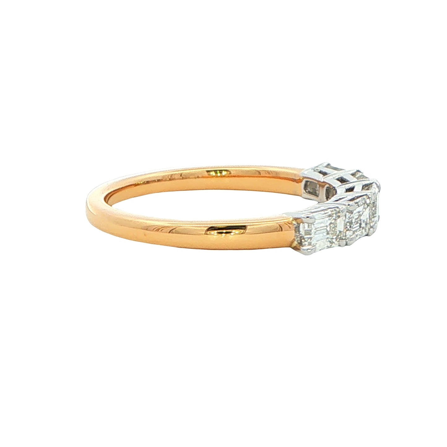 Emerald Cut Diamond 5 Stone Ring - 1.00cts Gardiner Brothers