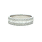 Round Brilliant and Baguette Cut Diamond Eternity Ring - 0.70cts Gardiner Brothers