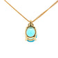 Topaz and Diamond Tiara Style Pendant Gardiner Brothers