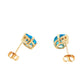 Topaz and Diamond Tiara Style Earrings Gardiner Brothers