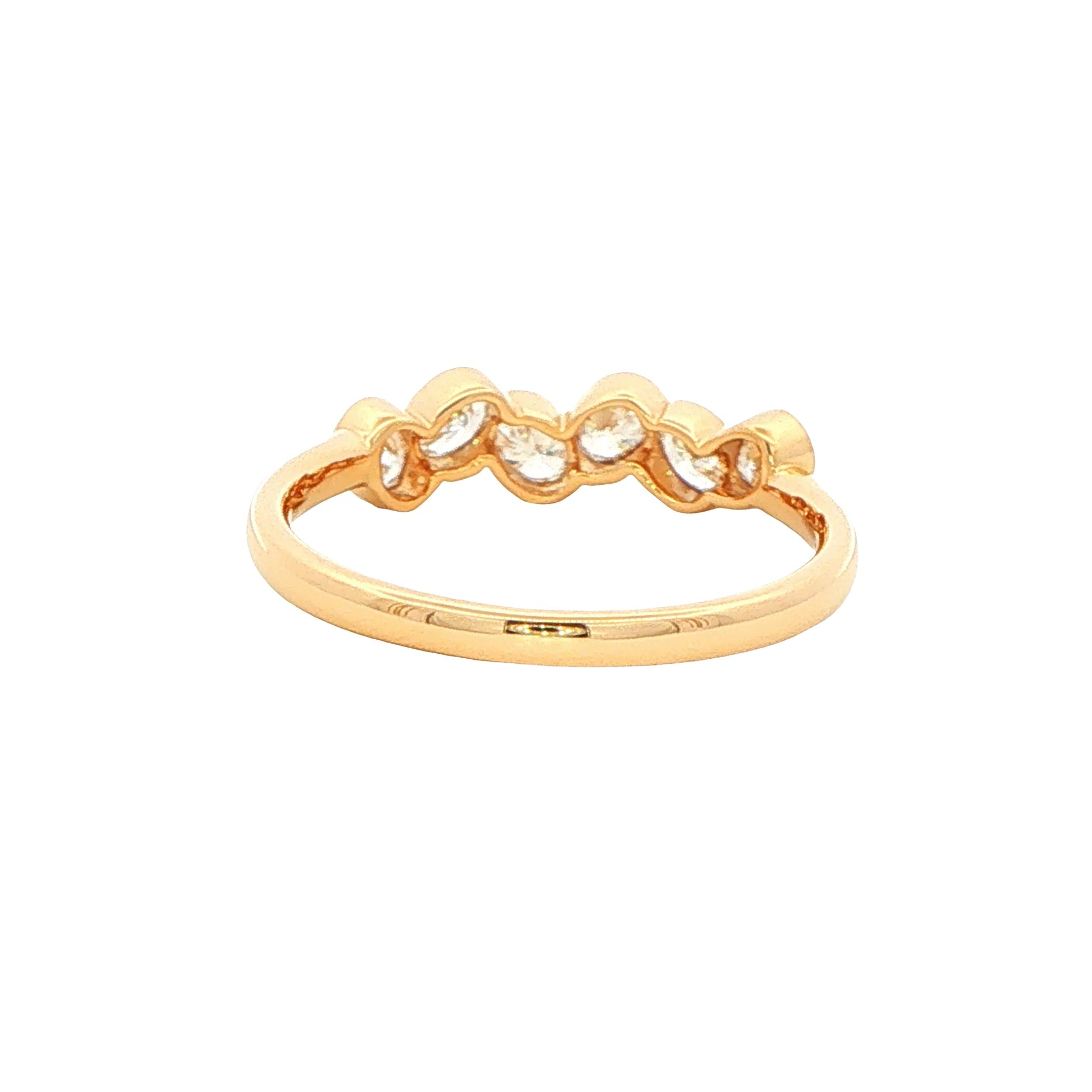 Oval Shaped Diamond 6 Stone Eternity Ring Gardiner Brothers