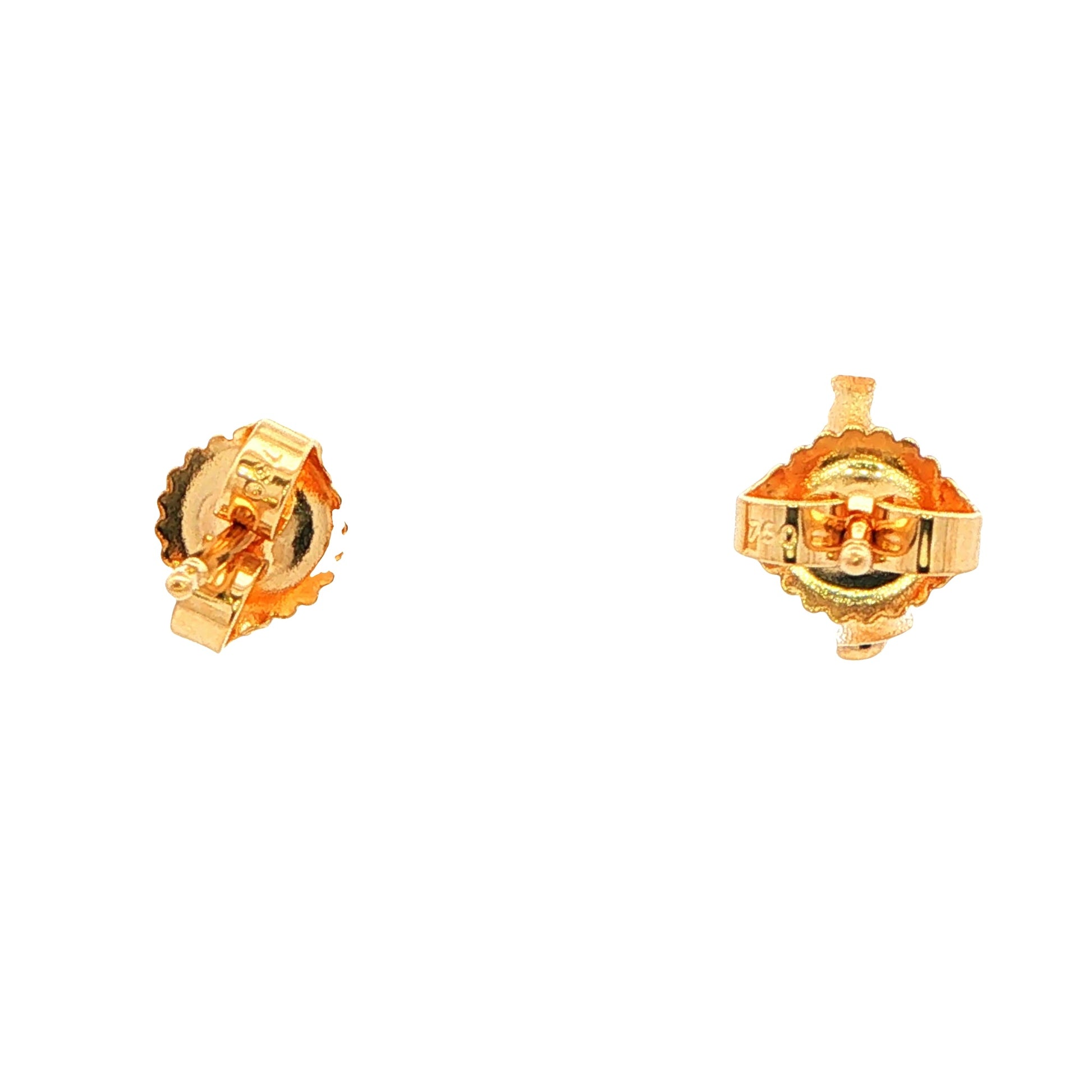 Yellow Gold Diamond Set Earrings Gardiner Brothers