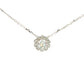 Round Brilliant Cut Diamond Cluster Style Pendant Gardiner Brothers