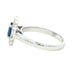 Oval shaped Sapphire and Diamond Cluster Style Ring Gardiner Brothers
