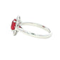 Oval Ruby and Diamond Fancy Style Cluster Ring Gardiner Brothers