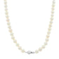 White Gold Akoya String of Pearls : 6-6.5mm