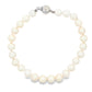 White Gold Akoya String of Pearl Bracelet : 6-6.5mm