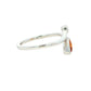 White Gold Citrine and Diamond 2 Stone Ring Gardiner Brothers
