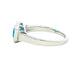 White Gold Topaz and Baguette Diamond Dress Ring Gardiner Brothers