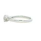 Platinum Round brilliant cut diamond 3 stone ring - 0.84cts Gardiner Brothers