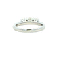 Platinum Round brilliant cut diamond 3 stone ring - 0.84cts Gardiner Brothers