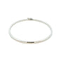 Silver 3mm Solid Bangle with a Court profile Gardiner Brothers