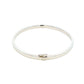 Silver 4mm Solid Bangle with a Court profile Gardiner Brothers