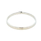 Silver 5mm Solid Bangle with a Court profile Gardiner Brothers