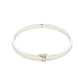 Silver 5mm Solid bangle in a flat profile with rounded edges Gardiner Brothers