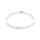 Silver 5mm Solid bangle in a flat profile with rounded edges Gardiner Brothers