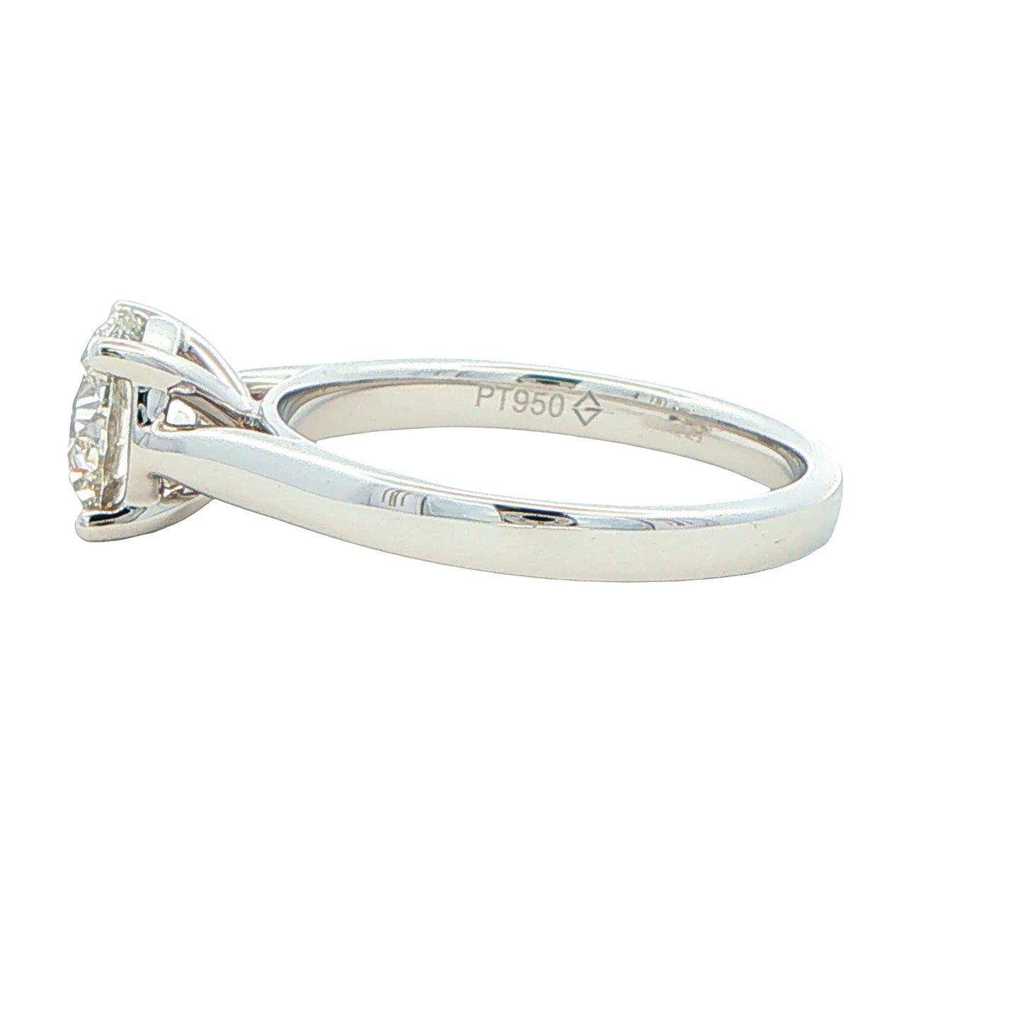 Lab Grown Round Brilliant Cut Diamond Solitaire Ring - 1.50cts Gardiner Brothers