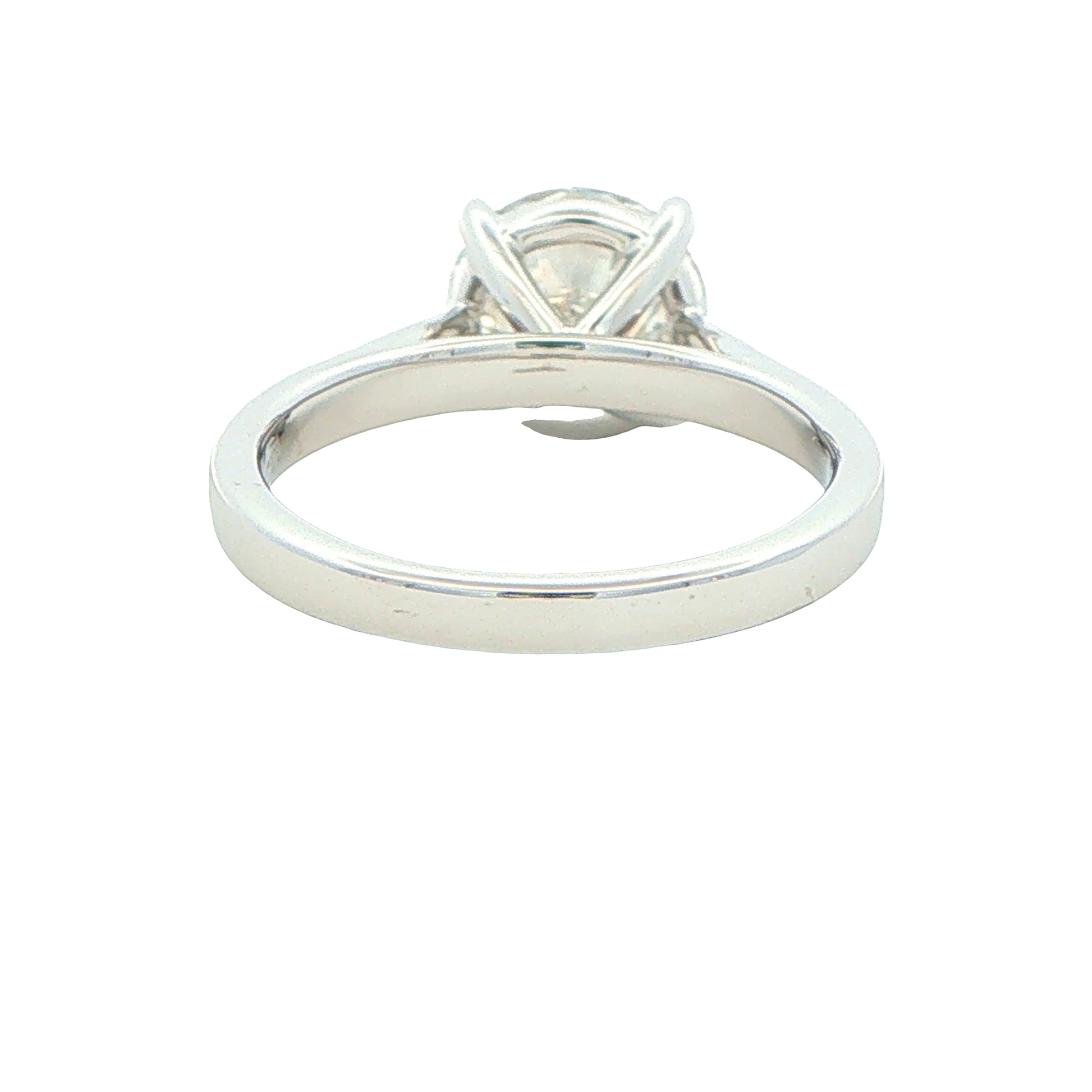 Lab Grown Round Brilliant Cut Diamond Solitaire Ring - 2.50cts Gardiner Brothers