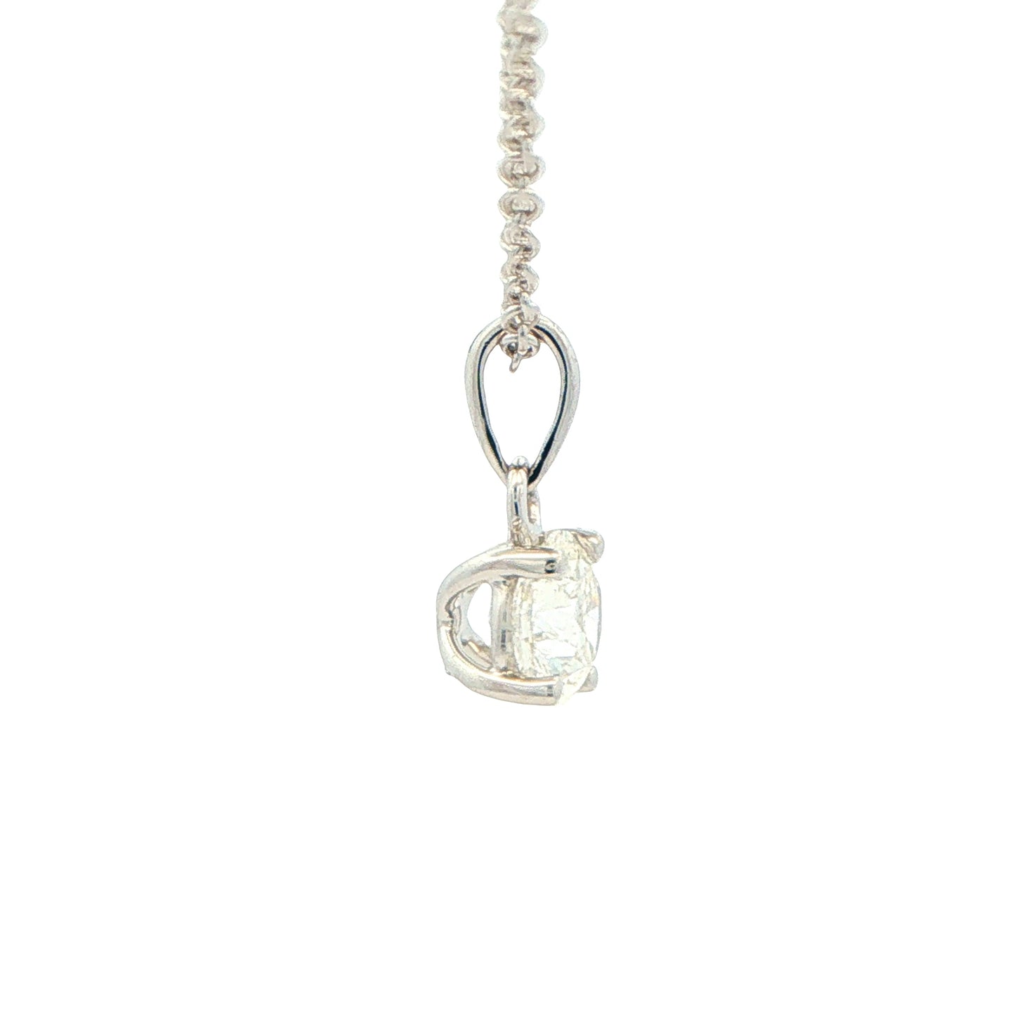 Round Brilliant Cut Diamond Solitaire Pendant - 0.80cts Gardiner Brothers