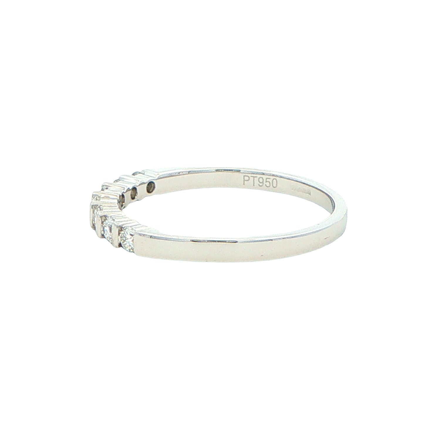 Round Brilliant Cut 7 Stone Bar Set Ring - 0.25cts Gardiner Brothers