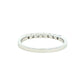 Round Brilliant Cut 7 Stone Bar Set Ring - 0.25cts Gardiner Brothers