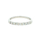 Round Brilliant Cut 7 Stone Bar Set Ring - 0.25cts Gardiner Brothers