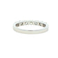 Round Brilliant Cut 7 Stone Bar Set Ring - 0.75cts Gardiner Brothers