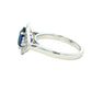Sapphire and Diamond Vintage Style Cluster Ring Gardiner Brothers