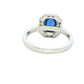 Sapphire and Diamond Vintage Style Cluster Ring Gardiner Brothers
